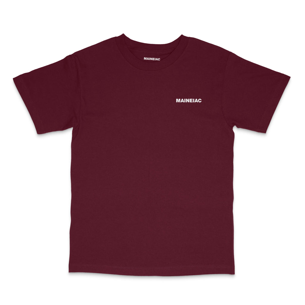 Maineiac Essential Tee - Burgundy