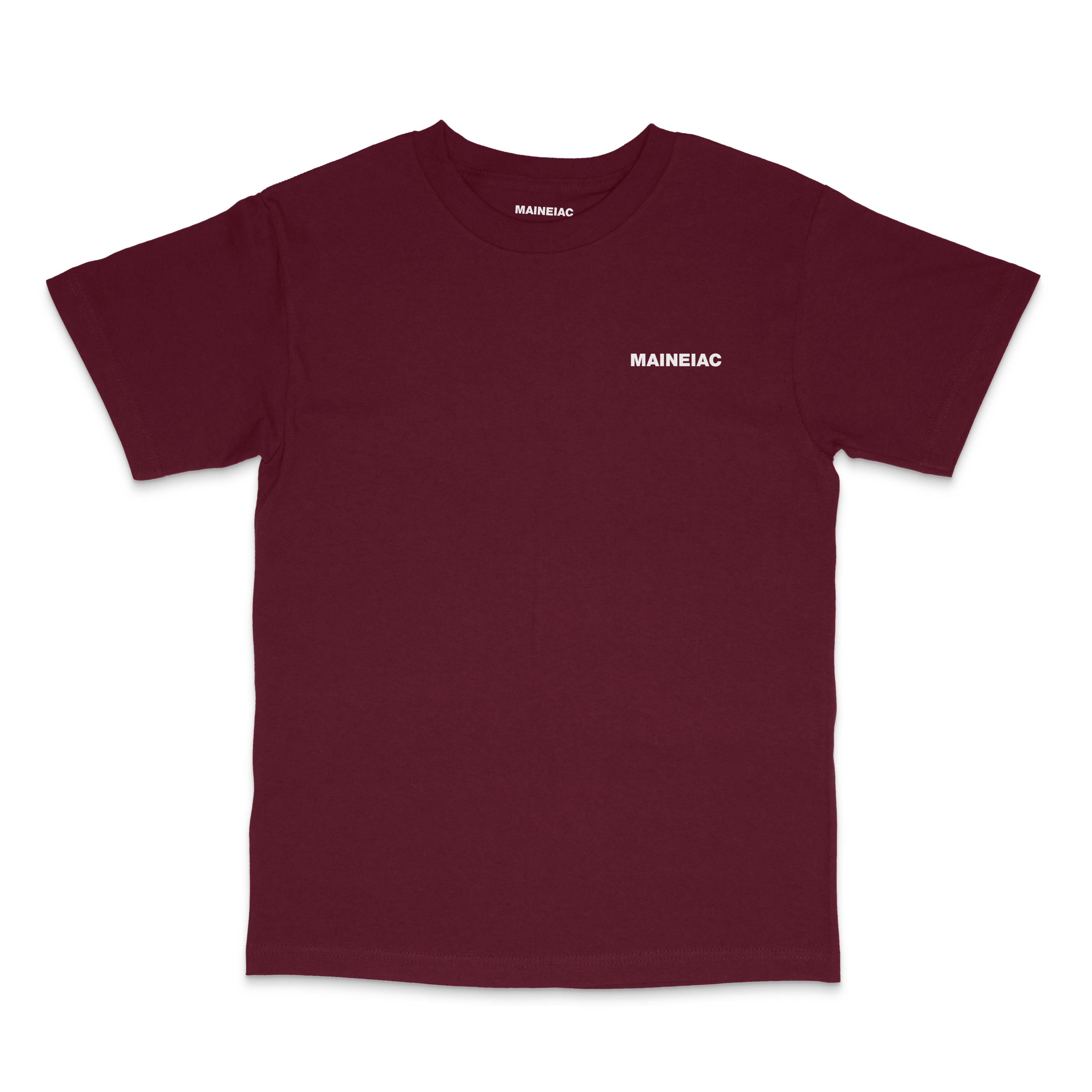 Maineiac Essential Tee - Burgundy
