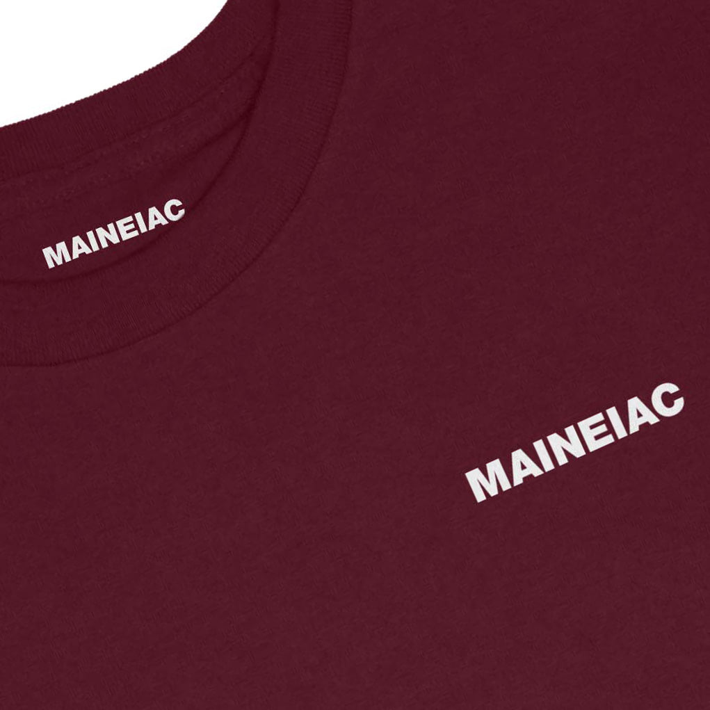 Maineiac Essential Tee - Burgundy